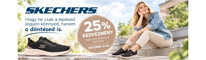 Skechers 25% kedvezmény – Könnyed lépések
