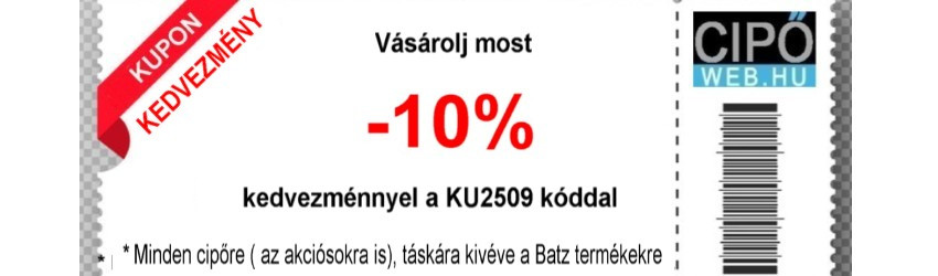 Kupon kedvezmény!