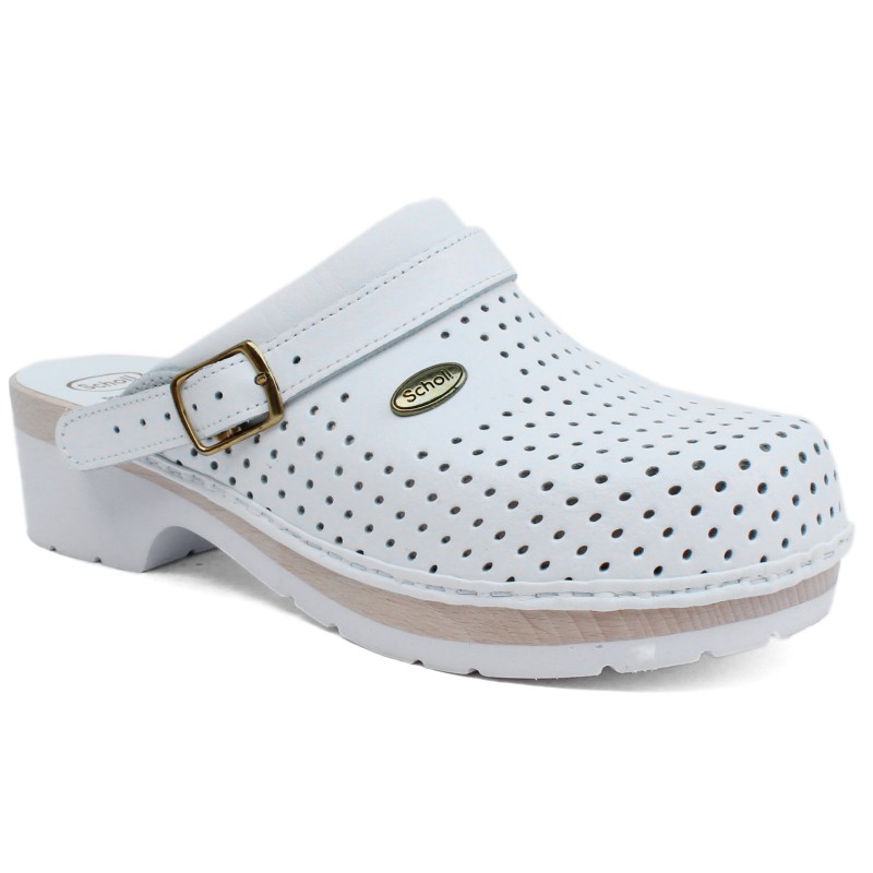 Scholl ClogS Comfort BS-CE fatalpú klumpa fehér 00394