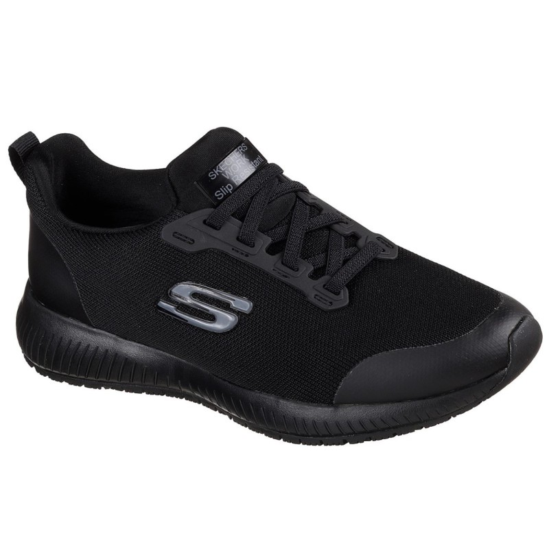 Skechers női fűzős félcipő, munkacipő 77222-BLK Work Squad SR 07038