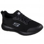 Skechers női fűzős félcipő, munkacipő 77222-BLK Work Squad SR 07038 Női Skechers