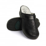 Batz Elena fekete női klumpa, tépőzáras Női Batz