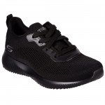 Skechers női fűzős sportcipő 32504-BBK BOBS Sport Squad - Tough Talk fekete 06409