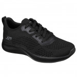 Skechers női fűzős sportcipő 117018-BBK Bobs Squad 2 Social Space fekete 06956 Női Skechers
