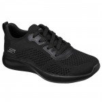 Skechers női fűzős sportcipő 117018-BBK Bobs Squad 2 Social Space fekete 06956 Női Skechers