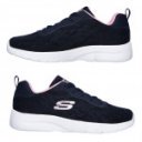 Skechers Dynamight 2.0 Homespun 12963-NVPK női fűzős kék pink kombi sportcipő 06962