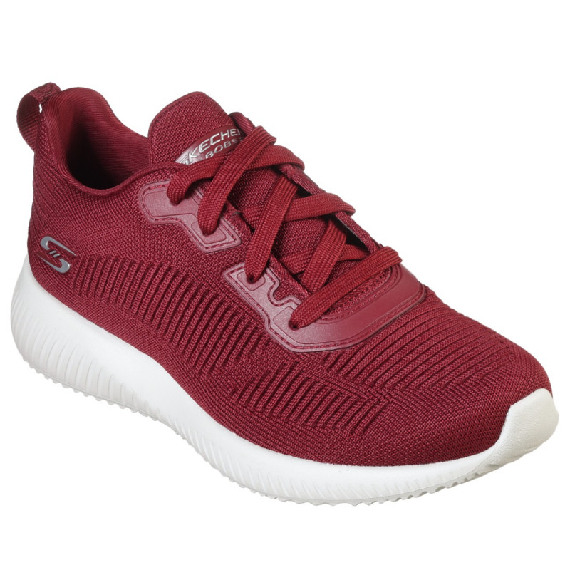 Skechers női fűzős sportcipő 32504-RED BOBS Sport Squad - Tough Talk piros 05793
