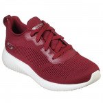 Skechers női fűzős sportcipő 32504-RED BOBS Sport Squad - Tough Talk piros 05793 Női Skechers