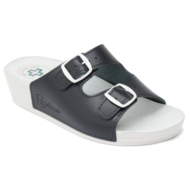 Sprinter Classic komfort női papucs 5163 kék-fehér 02078