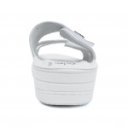 Bio Up - Liber Light komfort női tépőzáras bőr papucs 1506 fehér 06039