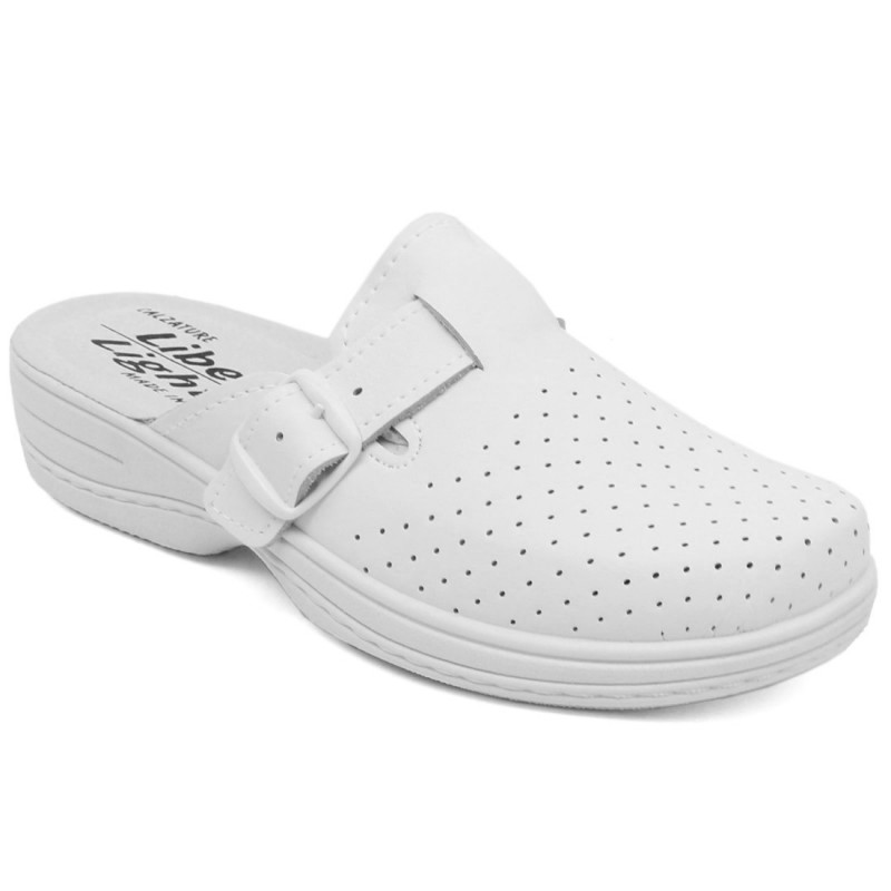 Bio Up - Liber Light női fedett bőr klumpa 528 fehér 06041