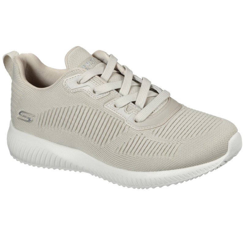 Skechers BOBS Sport Squad - Tough Talk női fűzős natúr színű sportcipő 32504-NAT
