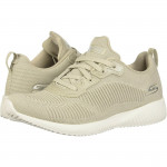 Skechers BOBS Sport Squad - Tough Talk női fűzős natúr színű sportcipő 32504-NAT