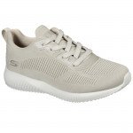 Skechers BOBS Sport Squad - Tough Talk női fűzős natúr színű sportcipő 32504-NAT
