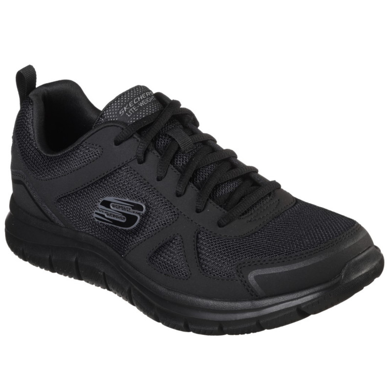 Skechers férfi fűzős sneaker félcipő 52631-BBK Track Scloric fekete 06005