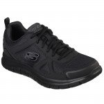 Skechers férfi fűzős sneaker félcipő 52631-BBK Track Scloric fekete 06005 Férfi Skechers