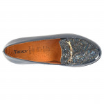 Tanex női bebújós - slip on - félcipő 726-W213 kék kombi 06237