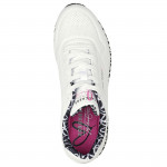 Skechers Uno - Loving Love 155506-WBK női fűzős sneaker cipő szívescskés 06971
