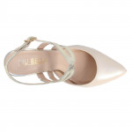 Piu Bella női keresztpántos szling 8079-1057 ekrü-gyöngyház 06505