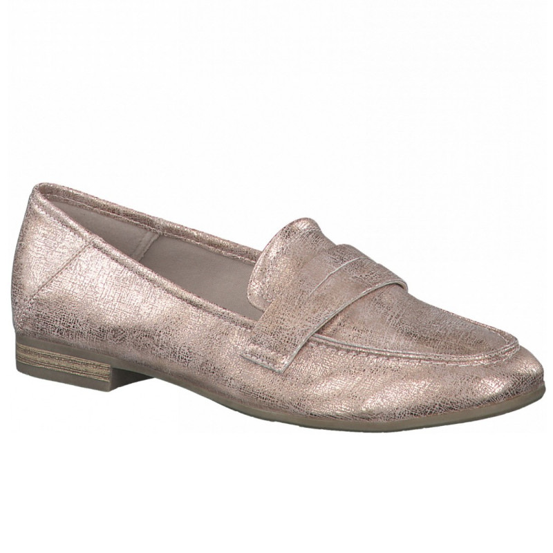 Jana Soft Line női bebújós félcipő 24268-28-595 rozé metál 06362