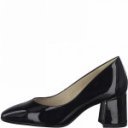 Tamaris női körömcipő 22401-28-018 fekete lakk 06383