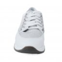 Kati női fűzős sneaker félcipő 7029-B299-i738 fehér ezüst mix 06509