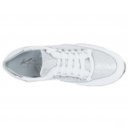 Kati női fűzős sneaker félcipő 7029-B299-i738 fehér ezüst mix 06509