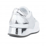 Kati női fűzős sneaker félcipő 7029-B299-i738 fehér ezüst mix 06509