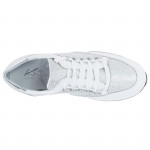 Kati női fűzős sneaker félcipő 7029-B299-i738 fehér ezüst mix 06509