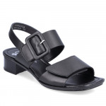 Rieker női tépőzára szandál 62663-01 Lugano fekete 06902 Női Rieker