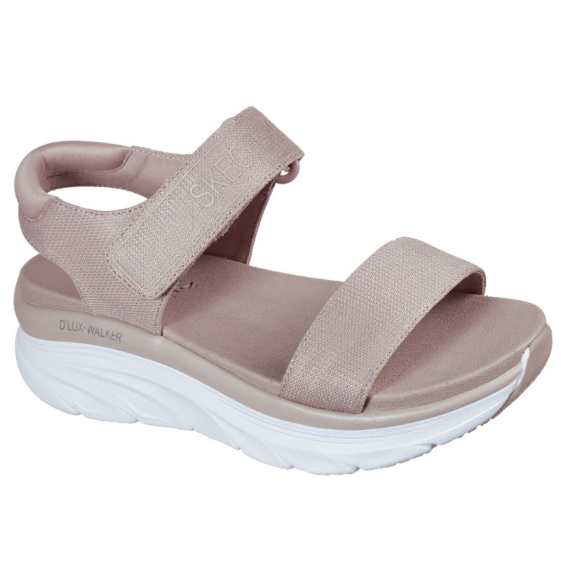 Skechers D'Lux Walker - New Block női tépőzáras platform szandál 119226-BLSH pink 06982