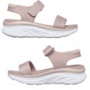 Skechers D'Lux Walker - New Block női tépőzáras platform szandál 119226-BLSH pink 06982