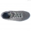 Sneakers uniszex fűzős velúrbőr félcipő H-V szürke 06551