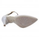 Piu Bella női oldalt nyitott bokapántos cipő 8061-1057 ekrü-gyöngyház 06557