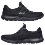 Skechers Summits női bebújós sneaker cipő 12980-BBK fekete 06697