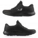 Skechers Summits ITZ Bazik női bebújós cipő 88888301-BBK fekete 06735