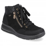 Rieker női fűzős cipzáras bakancs vízlepergető membránnal L7701-00 fekete 06599 Női Rieker