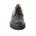 Pulso női fűzős lakk bőr félcipő AF1012 fekete 06763