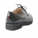 Pulso női fűzős lakk bőr félcipő AF1012 fekete 06763