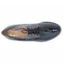 Pulso női fűzős lakk bőr félcipő AF1012 fekete 06763