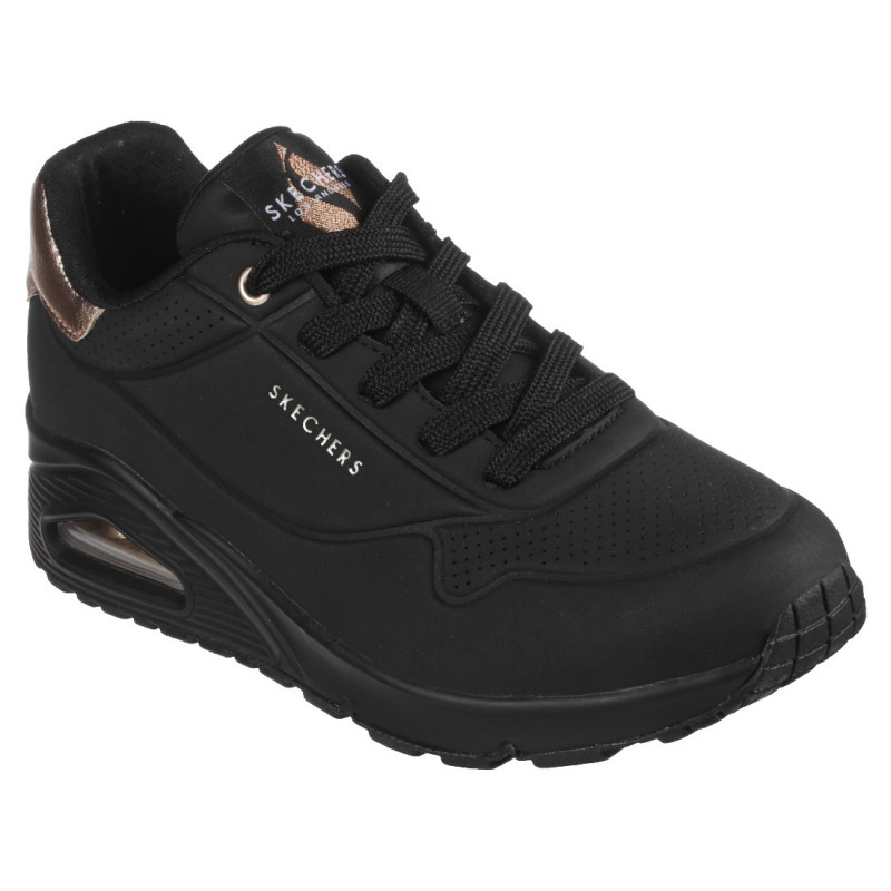 Skechers UNO GOLDEN AIR női fűzős sneaker cipő 177094-BBK fekete 06779