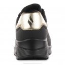 Skechers UNO GOLDEN AIR női fűzős sneaker cipő 177094-BBK fekete 06779