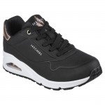 Skechers UNO GOLDEN AIR női fűzős sneaker cipő 177094-BLK fekete 06780 Női Skechers