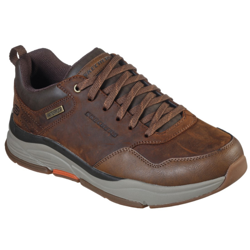 Skechers Bengao - Hombre 210021-CDB fűzős férfi barna félcipő 06783