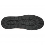Skechers Evenston Renli 210141-CDB férfi fűzős barna bőr bokacipő 06784