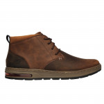 Skechers Evenston Renli 210141-CDB férfi fűzős barna bőr bokacipő 06784