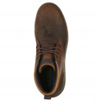 Skechers Evenston Renli 210141-CDB férfi fűzős barna bőr bokacipő 06784