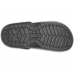 Crocs Classic Glitter Lined női bélelt klumpa 205842-067 fekete-ezüst mix