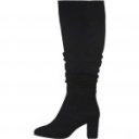 Marco Tozzi női magas sarkú csizma 25519-29-001 fekete 25519