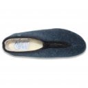 Fly Flot férfi cipzáras mamusz bokacipő gyapjú béléssel Q2788IL kék 06808